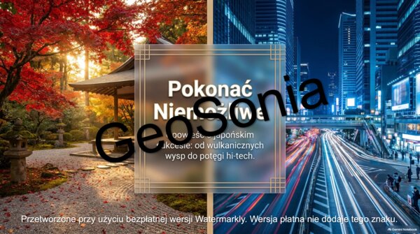 Japonia. Pokonać Niemożliwe: Opowieść o japońskim sukcesie – od wulkanicznych wysp do potęgi hi-tech” – Multimedialna Prezentacja z Geografii (Klasa 8)