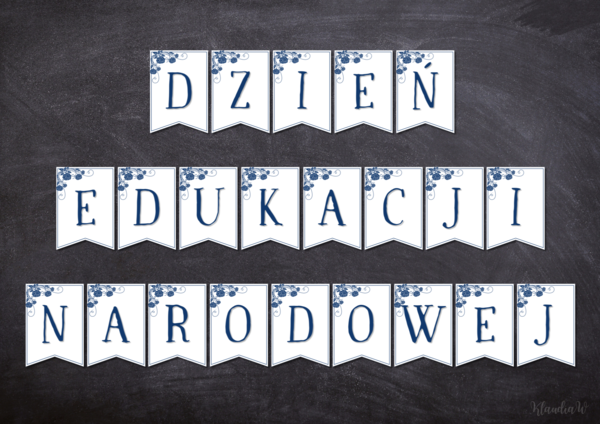 Dzień Edukacji Narodowej - girlanda