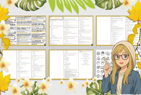 Sketchnotka/notatka - dla ucznia i przypomnienie dla nauczyciela w pdf. Temat "Jak działają substancje psychoaktywne?". Edukacja zdrowotna. Klasa 6.