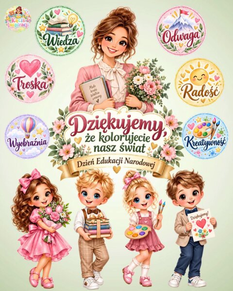 🌸 DZIĘKUJEMY, że kolorujecie nasz świat” 🌸