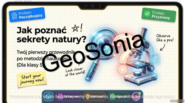 Jak poznawać biologię Jak poznać sekrety natury? Twój cyfrowy przewodnik po metodzie naukowej” – Prezentacja multimedialna (Biologia Klasa 5)