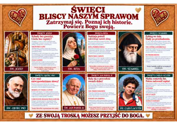 ŚWIĘCI BLISCY NASZYM SPRAWOM – gazetka religijna XXL | Wszystkich Świętych | 29 stron PDF