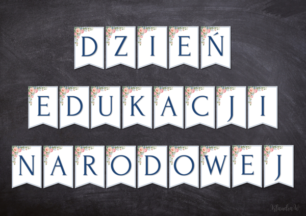 DZIEŃ EDUKACJI NARODOWEJ - GIRLANDA