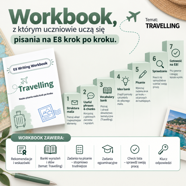 Writing E8 Workbook: Travelling