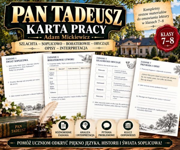Pan Tadeusz- karta pracy