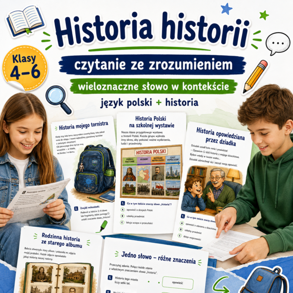 Historia historii – 12 krótkich tekstów, w których jedno słowo znaczy coś innego