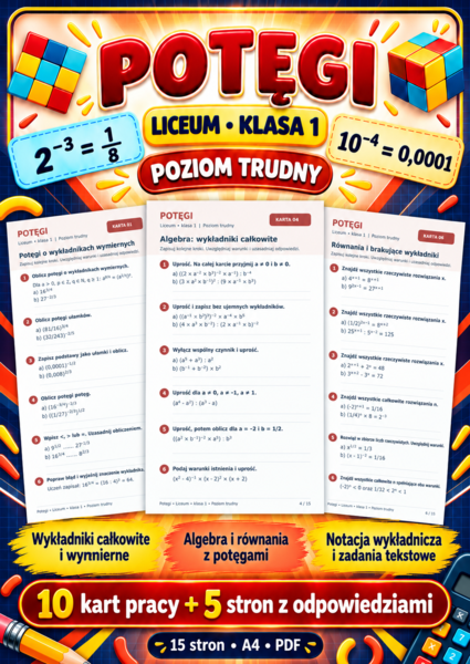 POTĘGI-LICEUM-TRUDNE-klasa 1