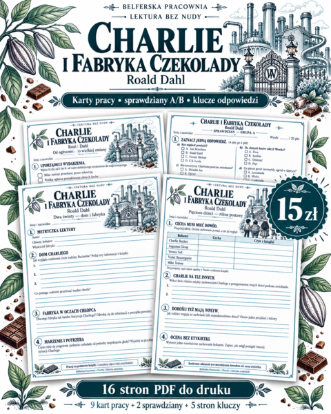 🍫 „Charlie i fabryka czekolady” — LEKTURA BEZ NUDY