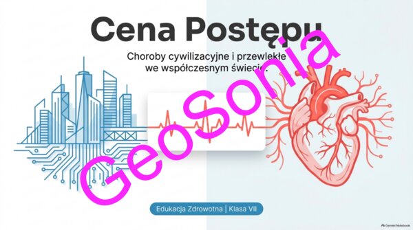 „Cena Postępu: Choroby cywilizacyjne i przewlekłe we współczesnym świecie” – Multimedialna Prezentacja Edukacyjno-Zdrowotna (Klasa 7)