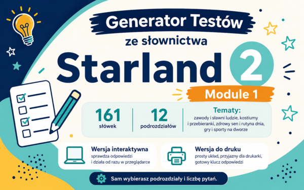Generator testów Starland 2, Module 1