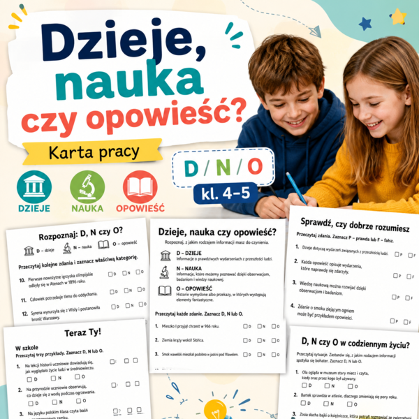 Dzieje, nauka czy opowieść? – 30 przykładów do rozpoznania