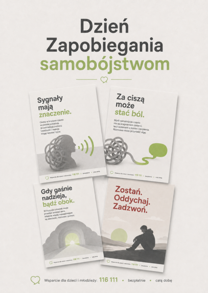 Dzień zapobiegania samobójstwom - 10 września