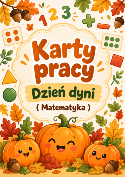 Karty pracy - Dzień dyni ( Matematyka )