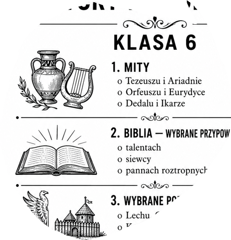 Graficzna lista lektur klasa 6