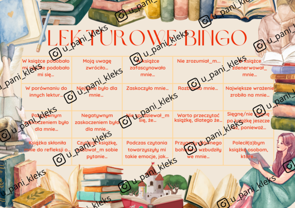 Lekturowe bingo