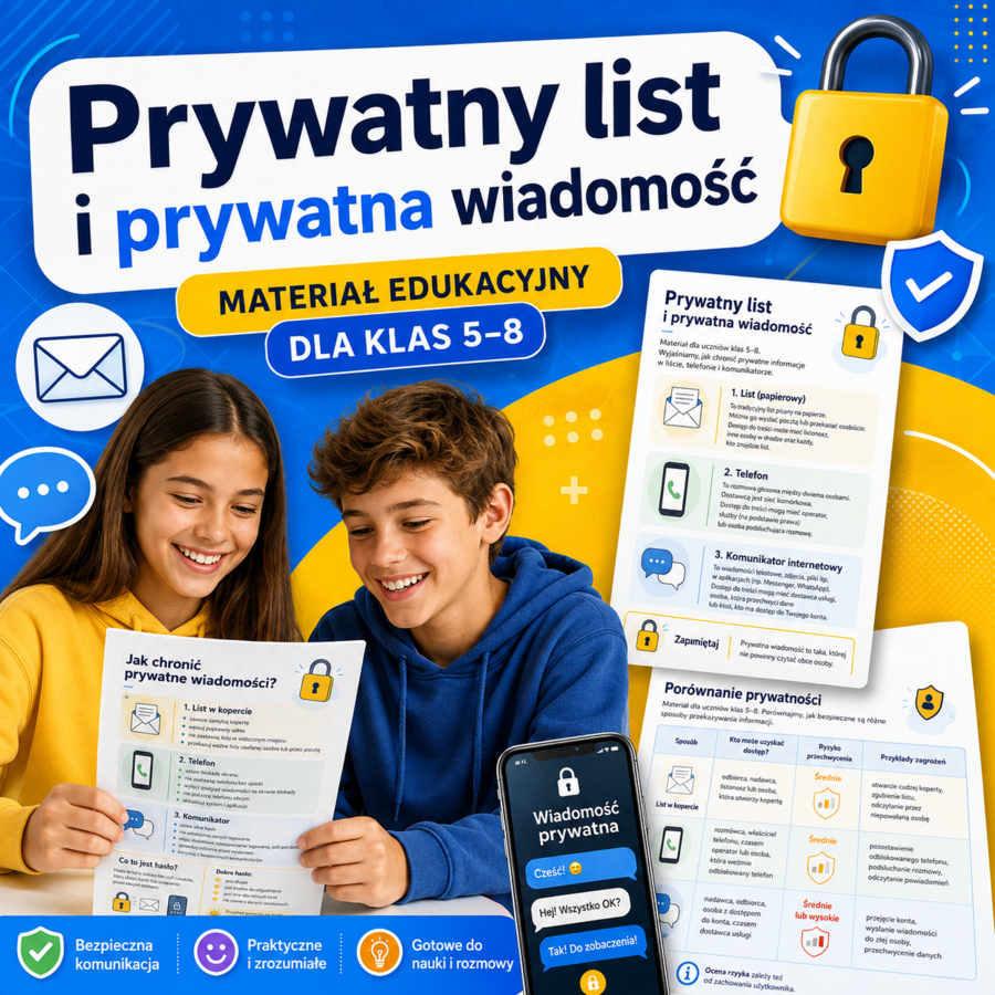 Prywatny list i prywatna wiadomość