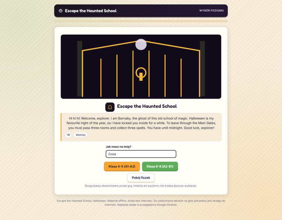 Halloween - Escape the Haunted School