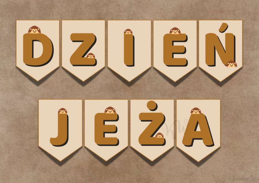 DZIEŃ JEŻA - ZESTAW