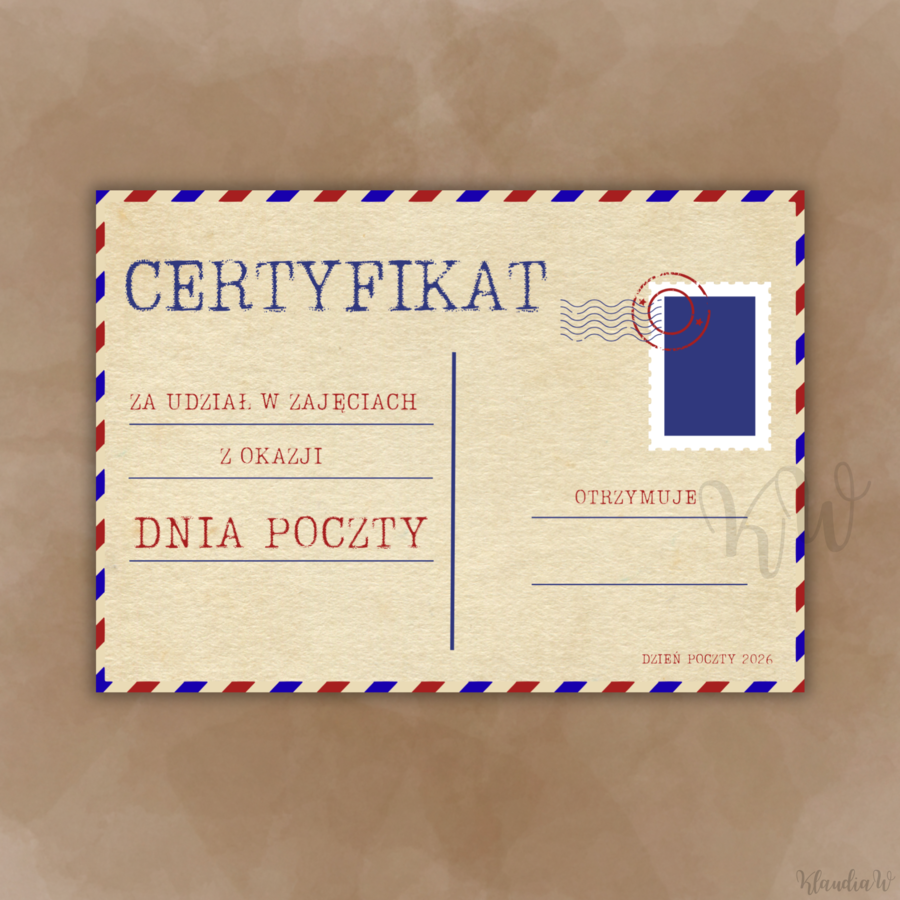 DZIEŃ POCZTY - ZESTAW