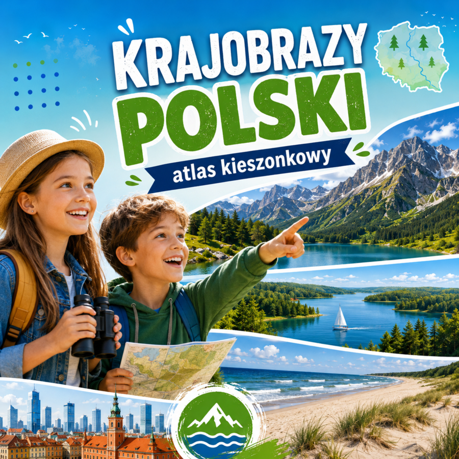 Krajobrazy Polski — atlas kieszonkowy
