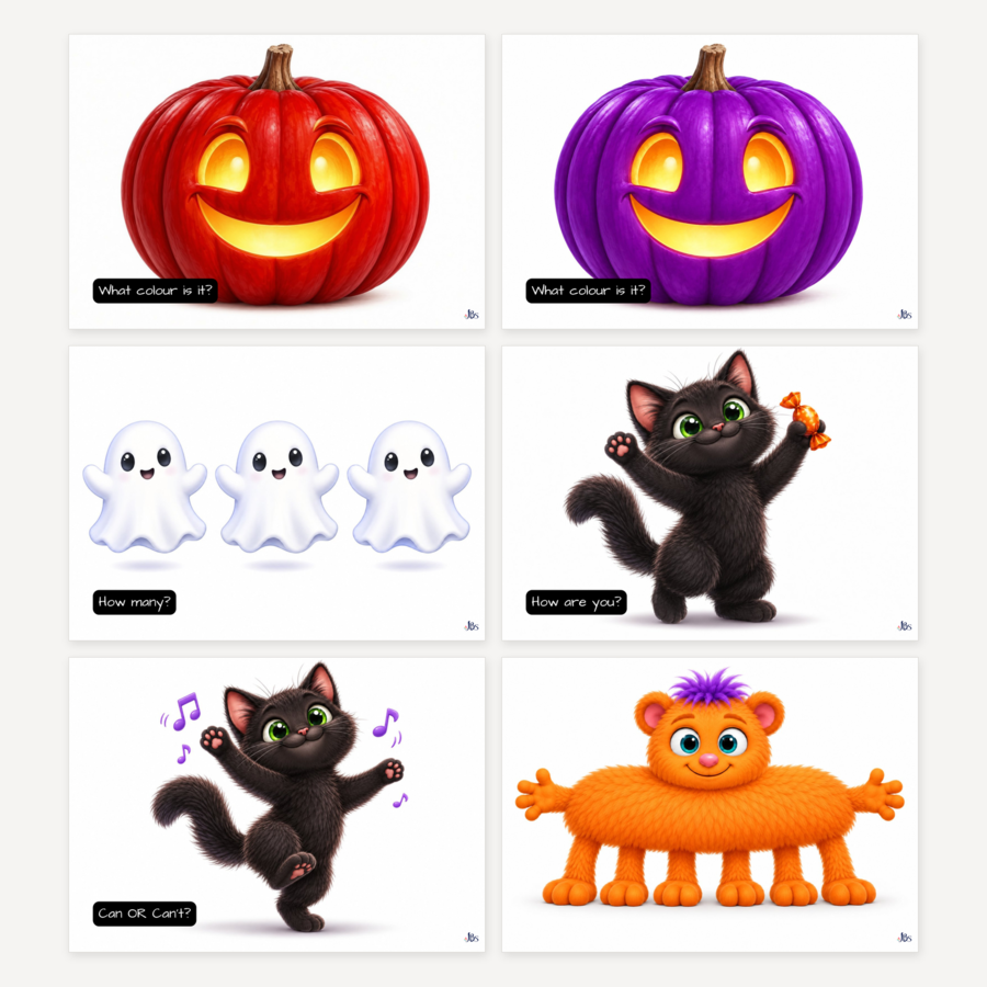 Halloween – angielski dla klas 1–3 – mega powtórka z odpowiedziami