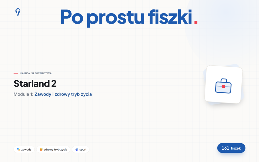 Fiszki do Module 1, Starland 2