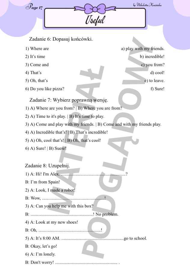 Stay Brainy, klasa 4, unit 2 + speaking