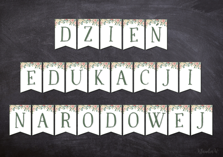 Dzień Edukacji Narodowej - girlanda