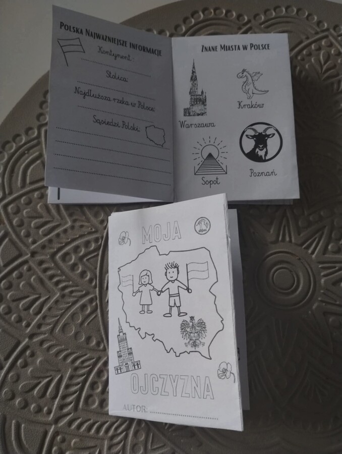 Miniksiążeczka Moja Ojczyzna