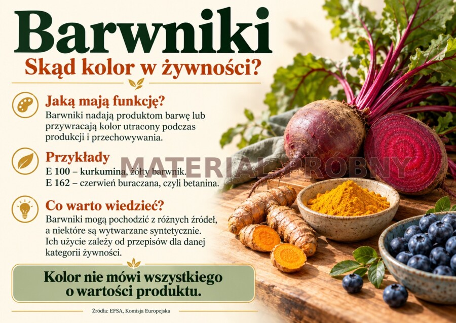 E NA ETYKIECIE — CO NAPRAWDĘ JEMY? - gazetka edukacyjna 28 plansz A4