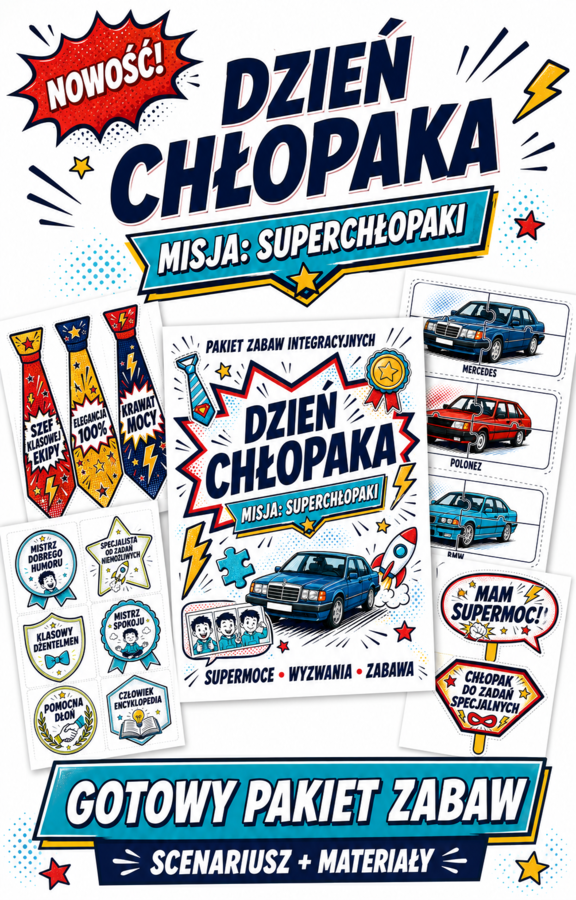 Pakiet na Dzień Chłopaka „Misja: Superchłopaki”