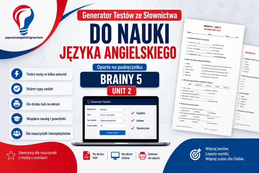 Generator testów Brainy 5, Unit 2