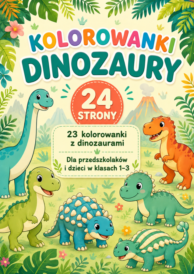Kolorowanki  Dinozaury