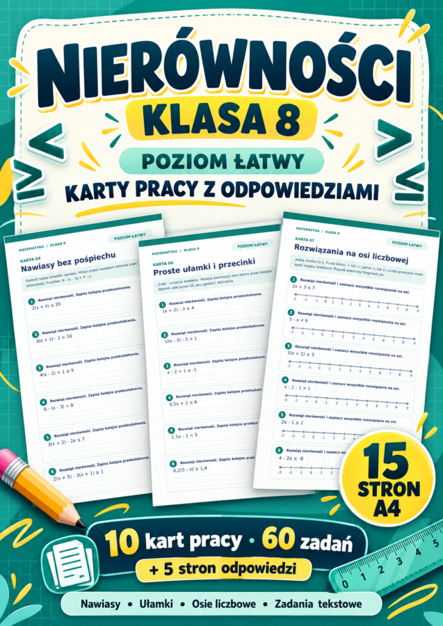 NIERÓWNOŚCI-ŁATWE-klasa 8
