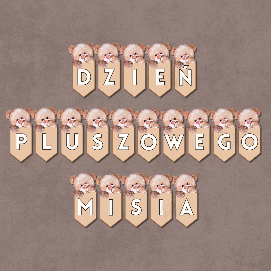 Dzień Pluszowego Misia - zestaw