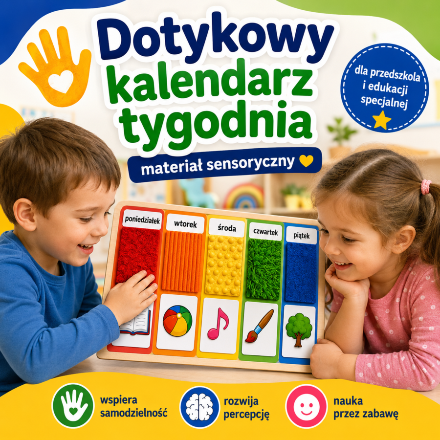 Dotykowy kalendarz tygodnia