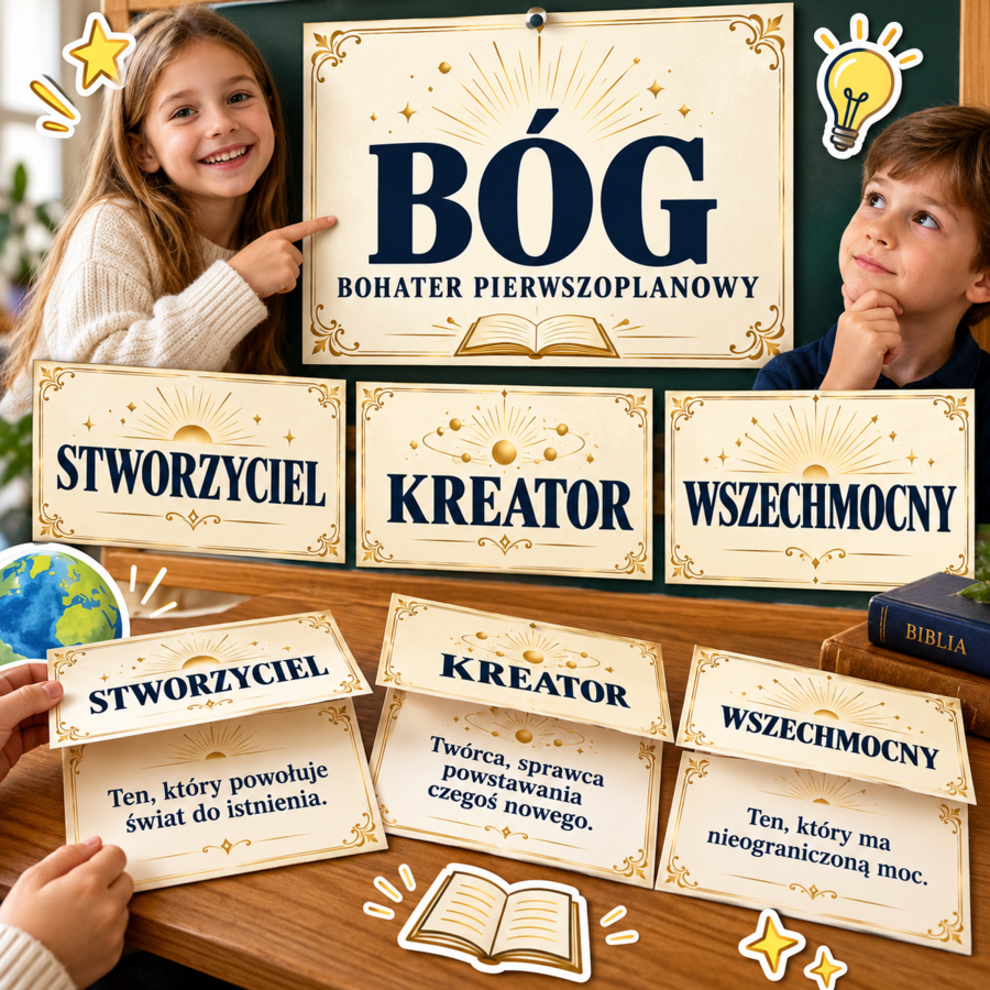 KIM JEST STWÓRCA? – trzy określenia jednego bohatera