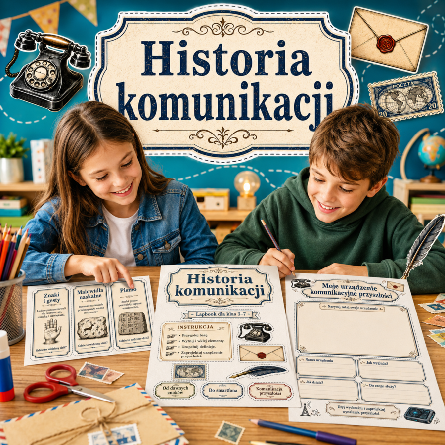 Lapbook: Historia komunikacji