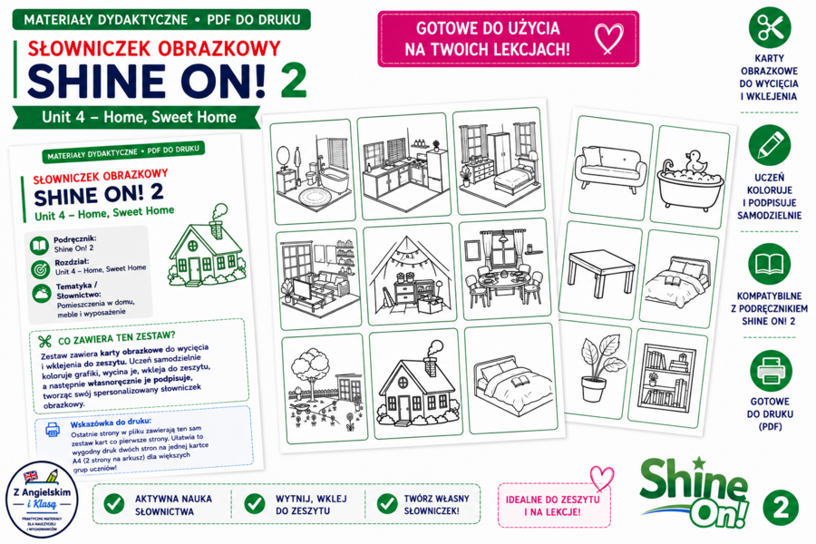 Nazwa	My Picture Dictionary - Shine On! 2 – Unit 4: Home, Sweet Home