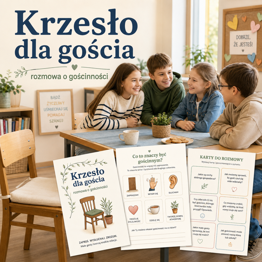 Krzesło dla gościa