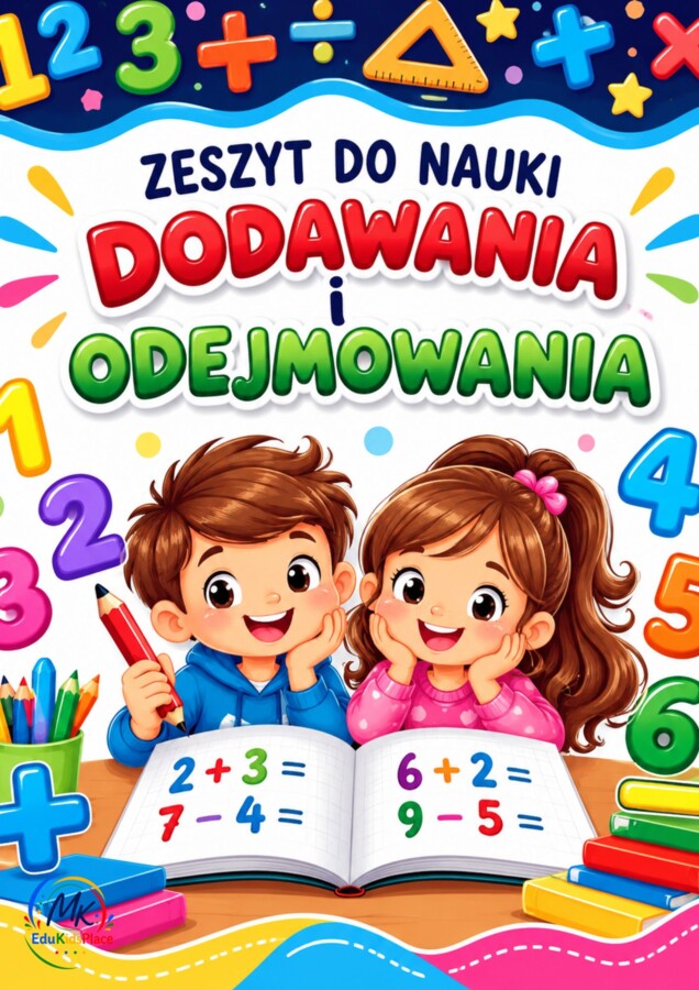 ZESZYT DO NAUKI DODAWANIA I ODEJMOWANIA.