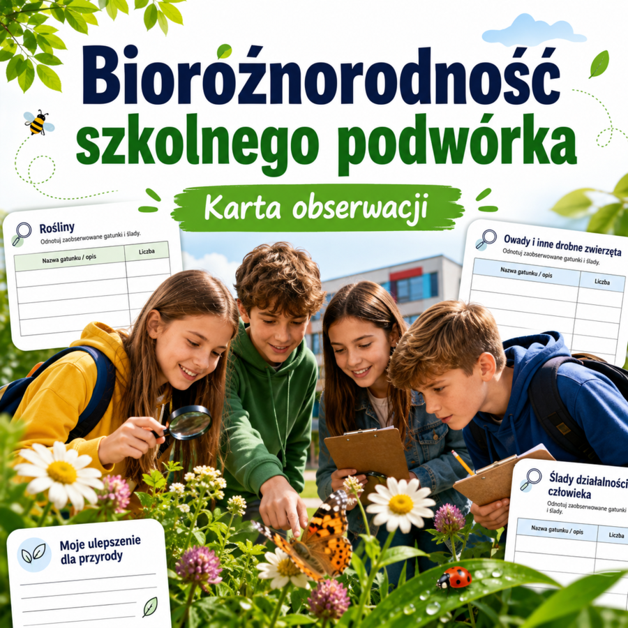 Bioróżnorodność szkolnego podwórka