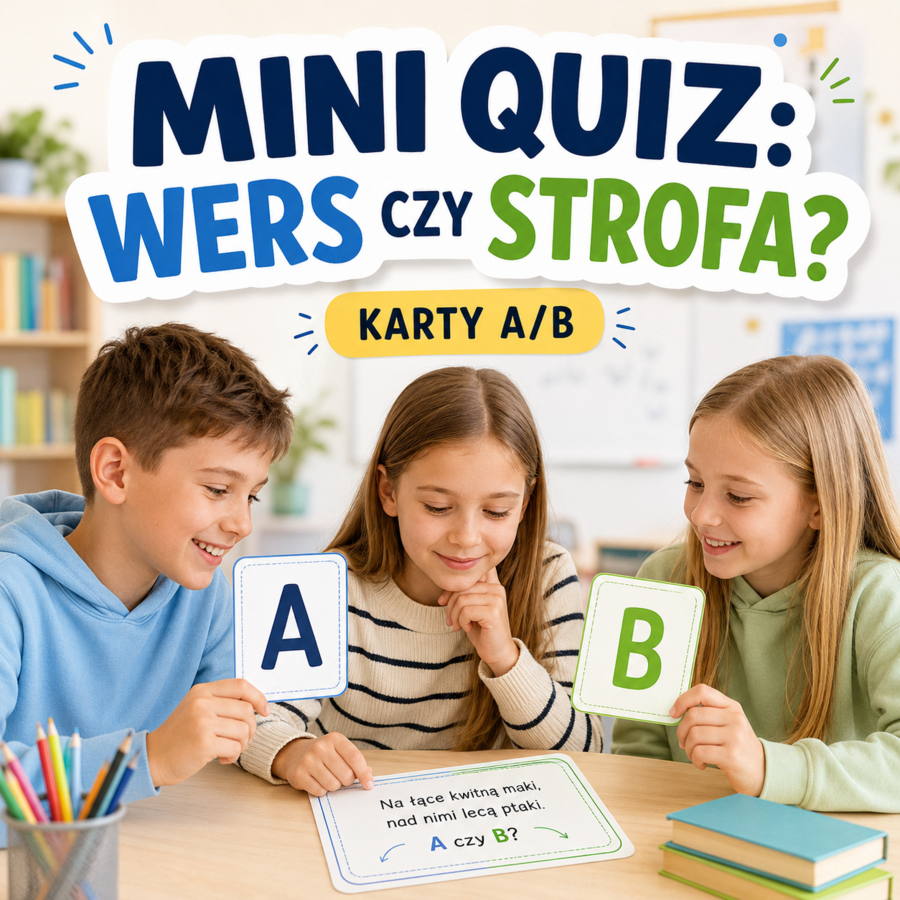 Mini quiz: wers czy strofa?
