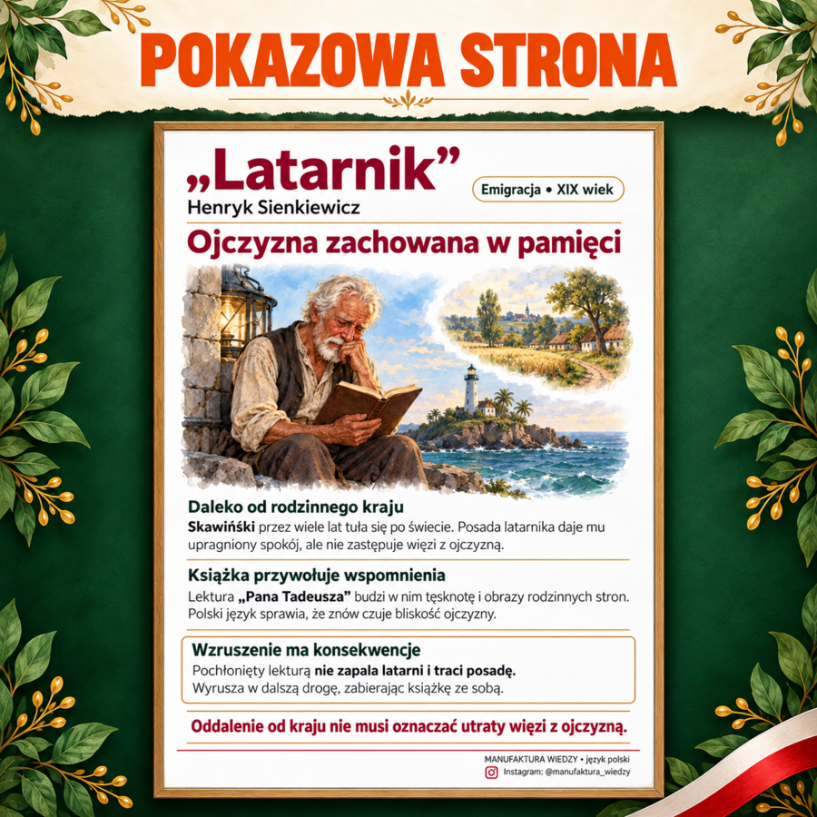 11 listopada – gazetka polonistyczna – lektury obowiązkowe i motyw ojczyzny – egzamin ósmoklasisty