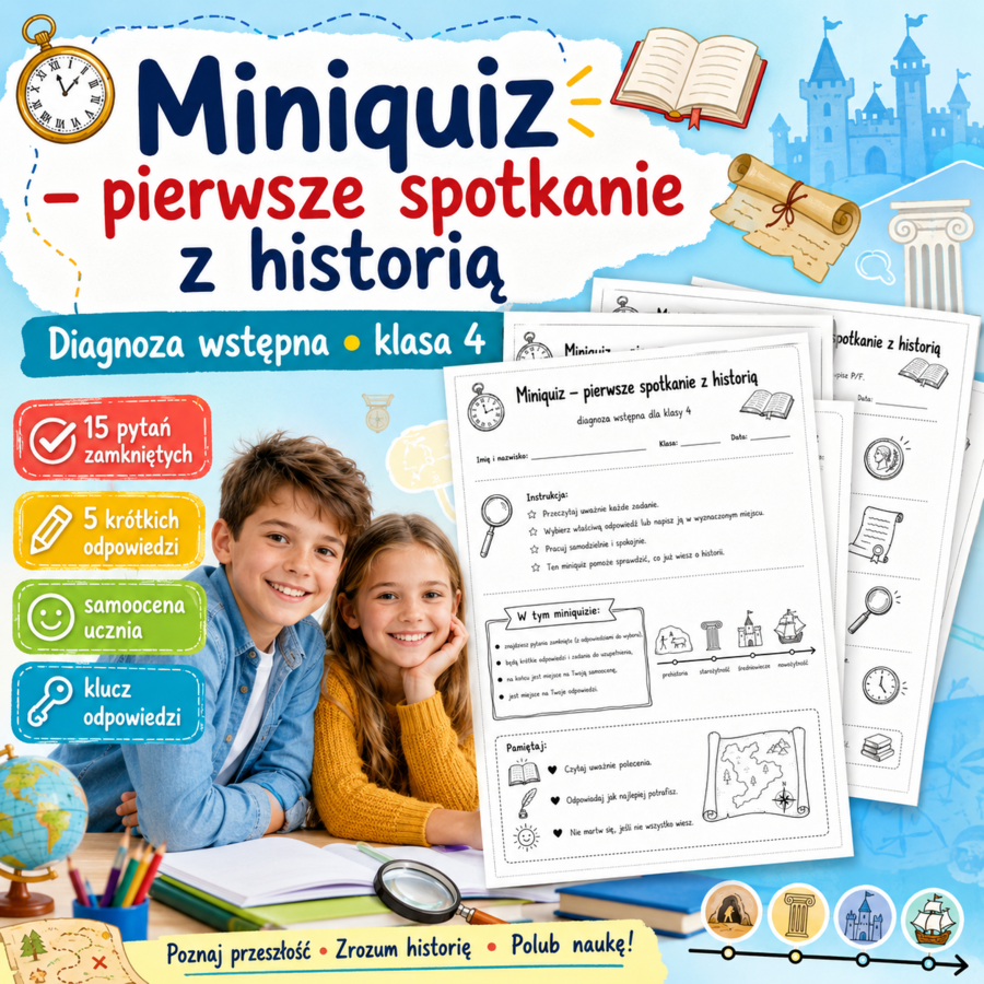 Miniquiz – pierwsze spotkanie z historią