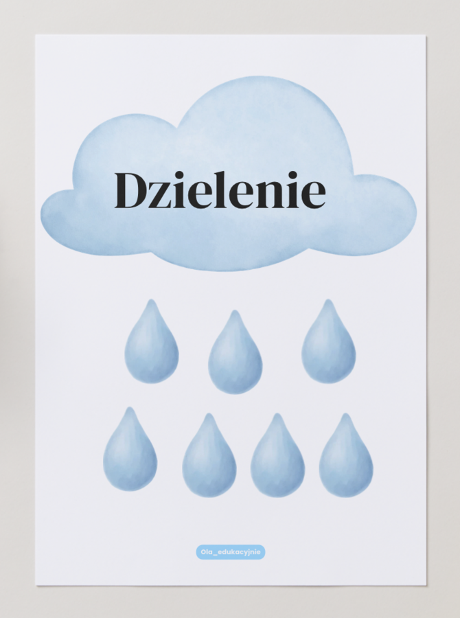 Deszczowe dzielenie w zakresie 100