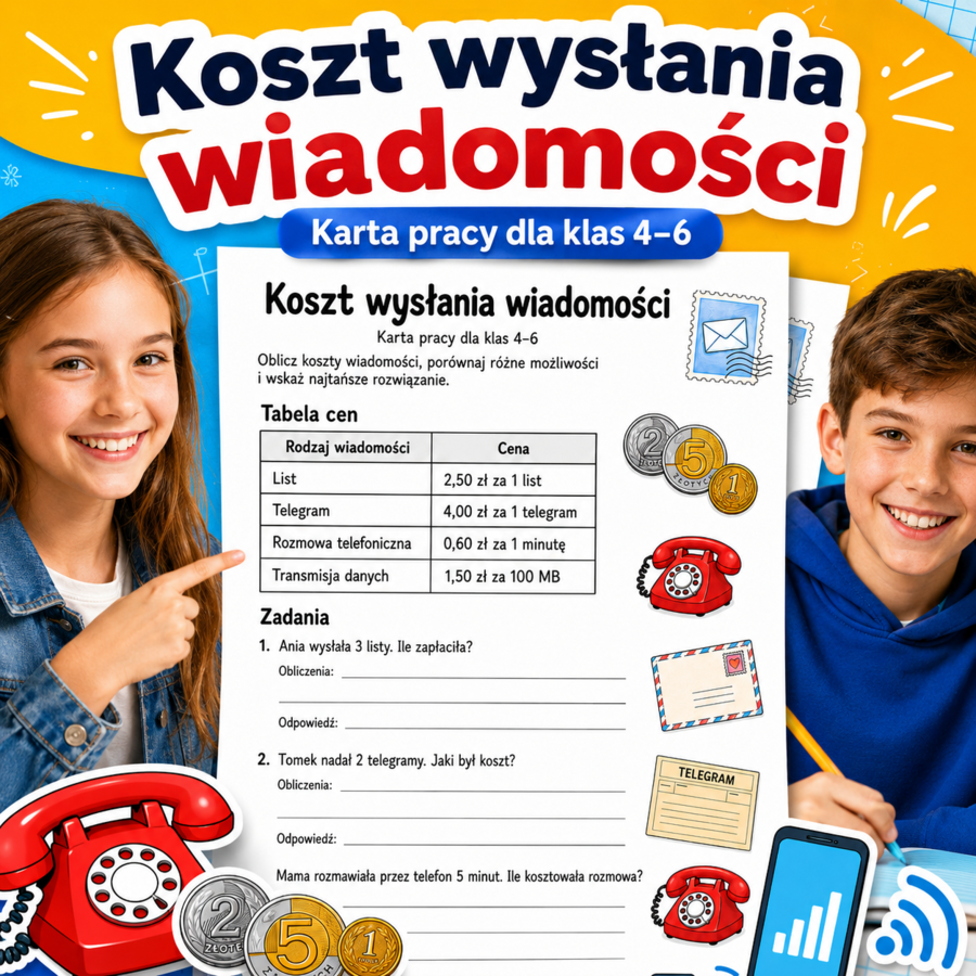 Koszt wysłania wiadomości