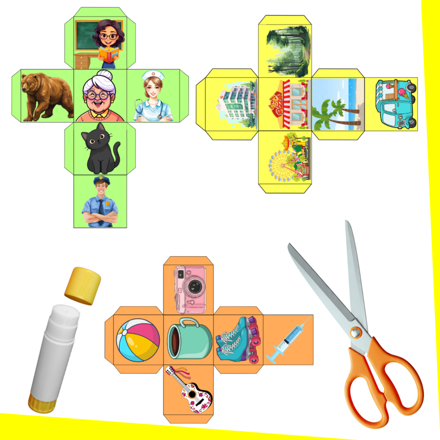 Story Cubes: Sommerferien – Wo? Wer? Was?
