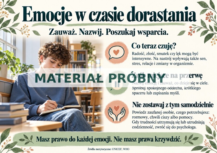 DORASTANIE – ZMIENIAM SIĘ, POZNAJĘ SIEBIE  Gazetka edukacyjna