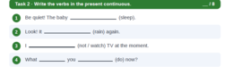 Present Simple vs. Present Continuous- karty pracy (standard i SPE)